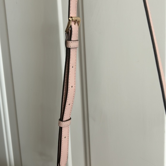 MK Michael Kors Florence Ballet Pink Medium Leather Satchel - Picture 13 of 15